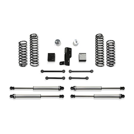 Fabtech 3IN SPORT SYSTEM W/ DL SHKS 2018-20 JEEP JL 4-DOOR 4WD K4107DL